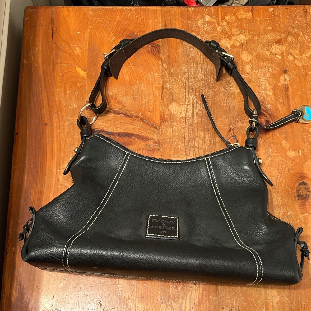 Dooney & Bourke Black Leather Shoulder Bag
